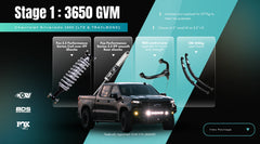 ORI Stage 1 GVM Upgrade Package – Chevrolet Silverado 1500 LTZ & ZR2 (3650 KG GVM | FOX 2.5 Performance Series | BDS UCAs | ORI Leaf Pack | SSM Approved)