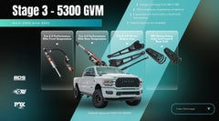 ORI Stage 3 RAM 2500 GVM Upgrade – 5300 KG GVM (Fox 2.5 Performance Elite | BDS 3” Radius Arm Kit | SSM Approved)