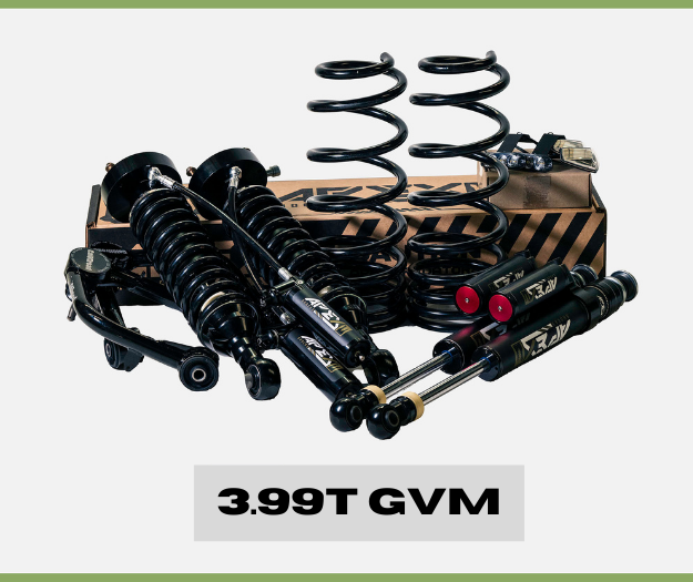 TSA Toyota Tundra GVM Upgrade – 3.99 T GVM (2” Lift | FOX / MRP | Airbag Kit | SSM Approved)