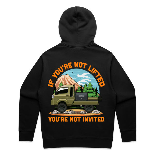 IF YOU'RE NOT LIFTED KEI TRUCK BLACK HOODIE