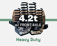 TSA Nissan Y62 Patrol GVM Upgrade – 4.2 T GVM (2” Lift + Front Axle Upgrade | APEX | EFS | Airbag Man | SSM Approved)