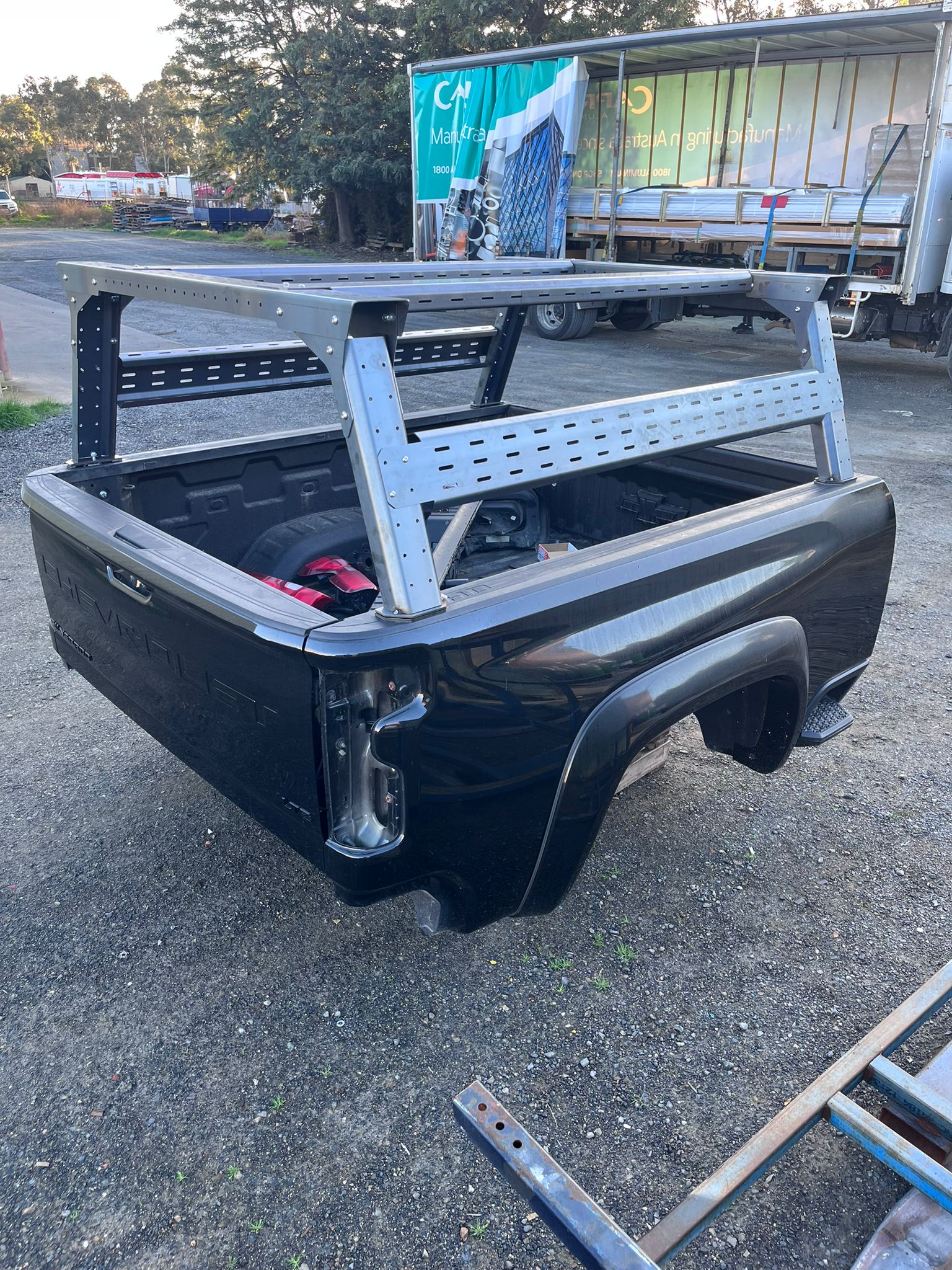 Back Rack 2500hd 2020+ Chevrolet Silverado 2500HD Modular Tub Rack by Everyday Offroad