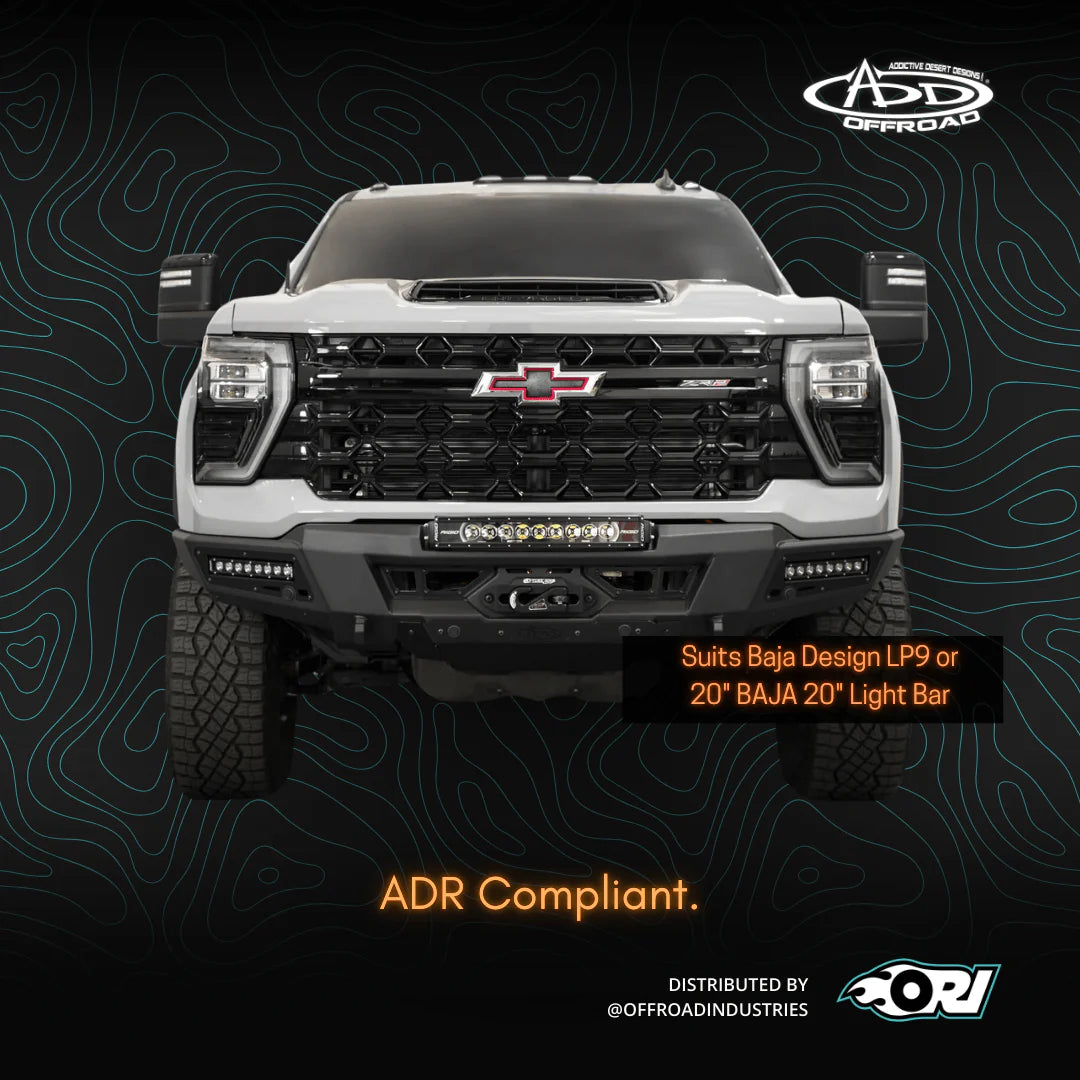 Addictive Desert Designs Phantom Winch Front Bar for 2024+ Chevy Silverado 2500/3500